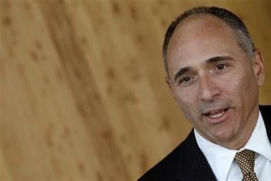 Novartis CEO Joe Jimenez attends an interview with Reuters at the company&#039;s headquarters in Basel September 1, 2011.