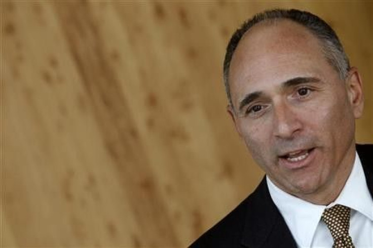 Novartis CEO Joe Jimenez attends an interview with Reuters at the company&#039;s headquarters in Basel September 1, 2011.