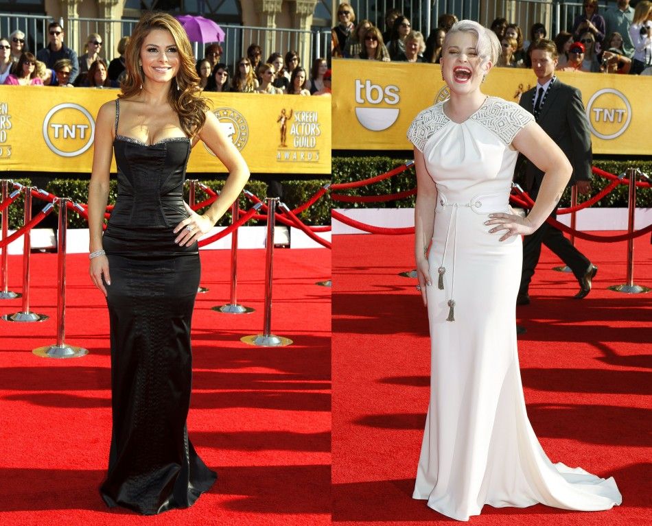 SAG Awards 2012 in Los Angeles Light vs. Dark Hued Red Carpet Gowns