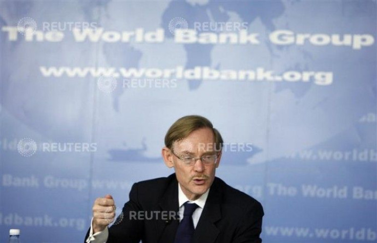 World Bank President Zoellick speaks during news conference at Istanbul Congress Center