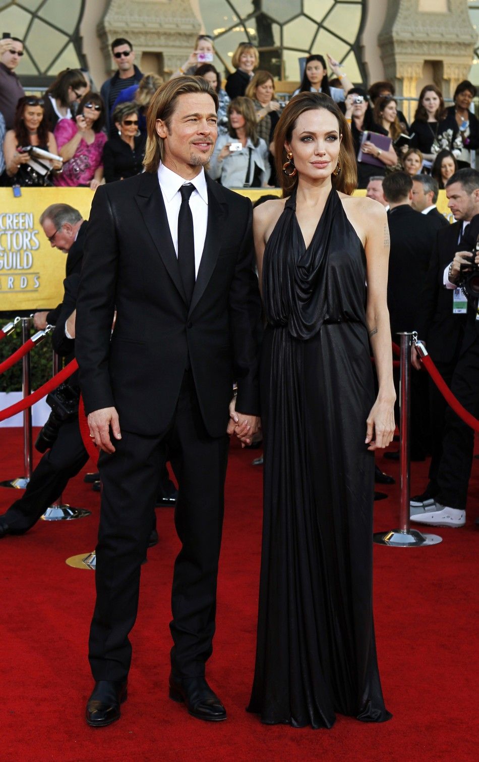 Brad-Angelina Most Photographed Celeb Couple at SAG Awards 2012 PHOTOS