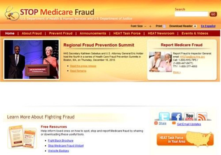 Stop Medicare fraud website