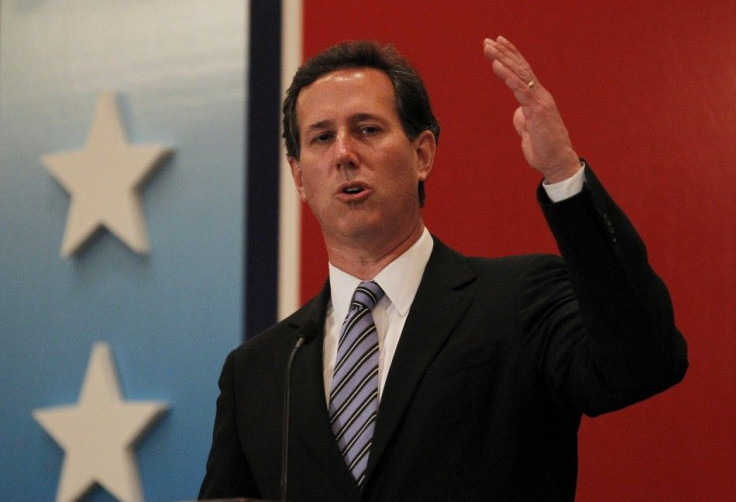 Rick Santorum rising gas prices