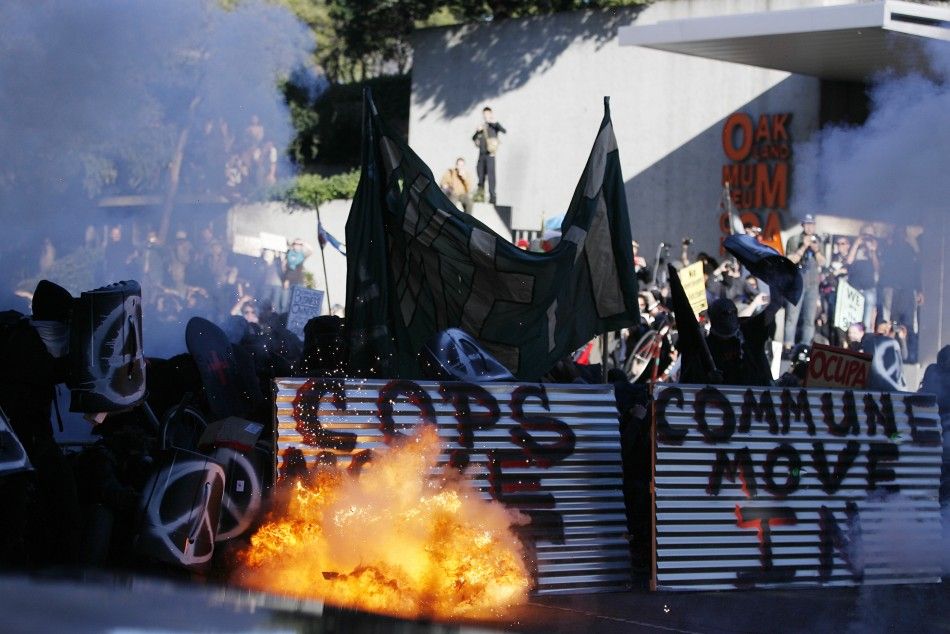 Occupy Oakland, Jan. 29, 2012
