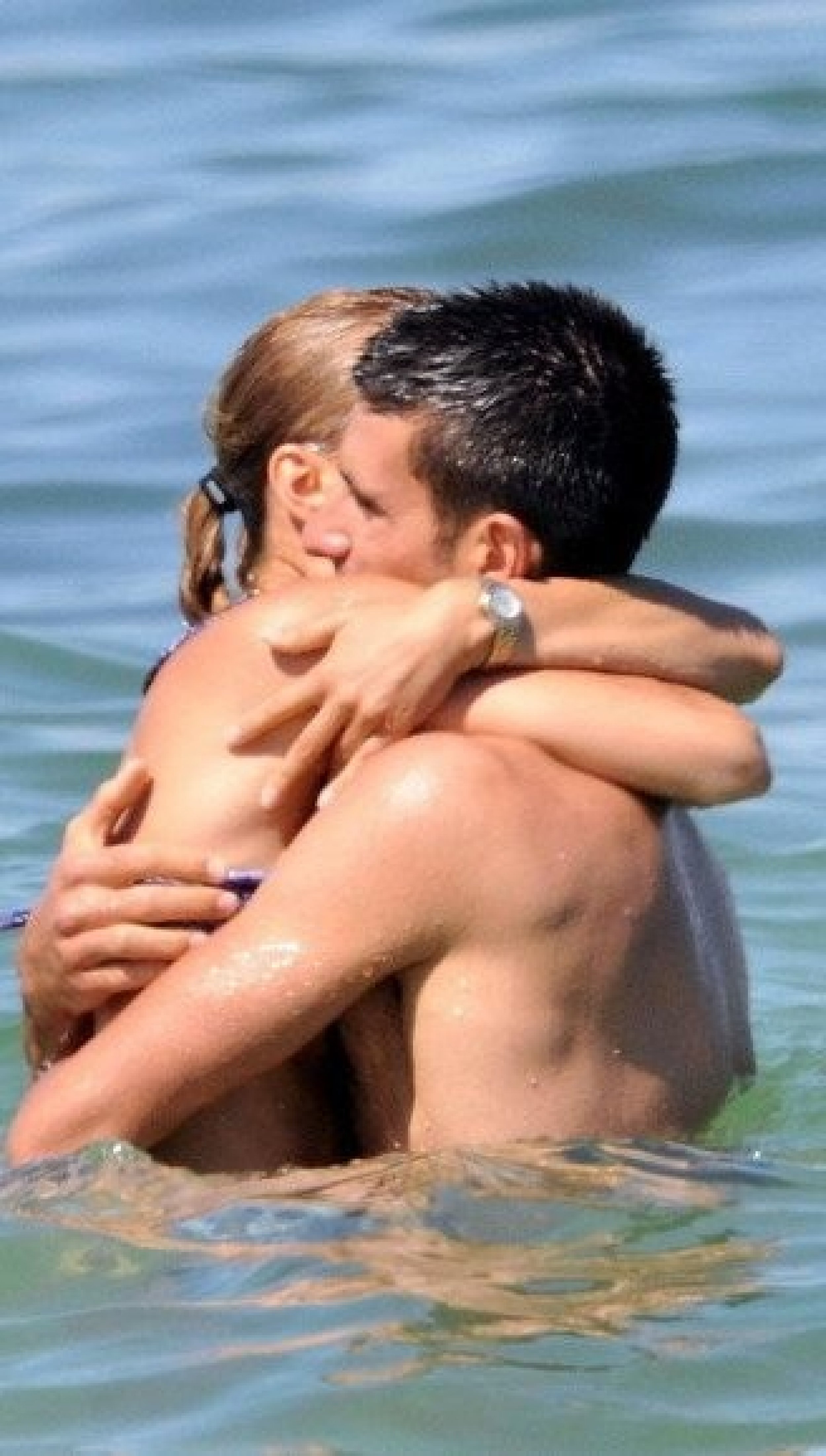 Tennis star Novak Djokovic with girlfriend Jelena Ristic