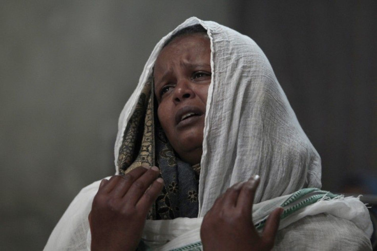 An Ethiopian Orthodox worshipper