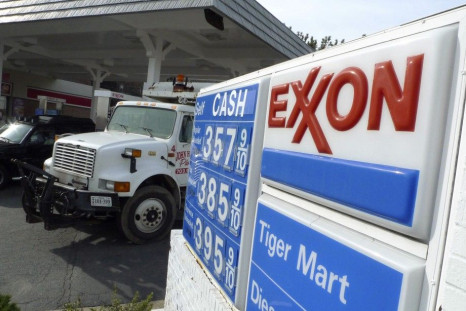 An Exxon gas station is pictured in Arlington, Virginia January 31, 2012.