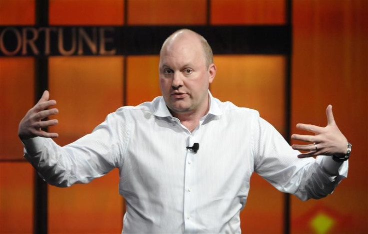 Marc Andreessen, co-founder and general partner of Andreessen Horowitz, speaks during the &quot;The Future of Technology&quot; panel at the Fortune Tech Brainstorm 2009 in Pasadena