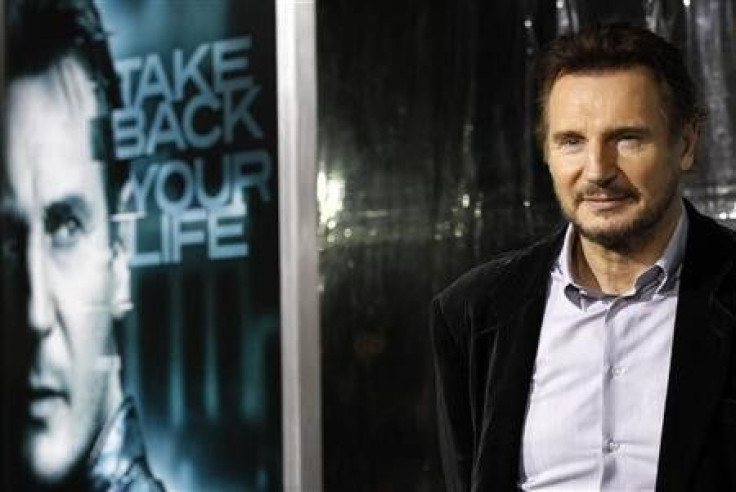 Cast member Liam Neeson poses at the premiere of &#039;&#039;Unknown&#039;&#039; at the Mann Village theatre in Los Angeles