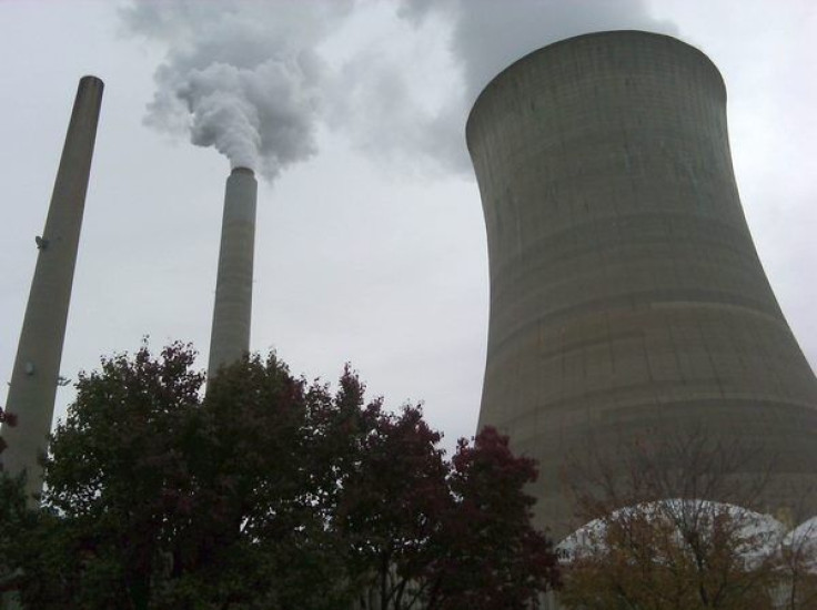 The American Electric Power Company's cooling tower at their Mountaineer plant is shown in New Haven, West Virginia October 27, 2009.