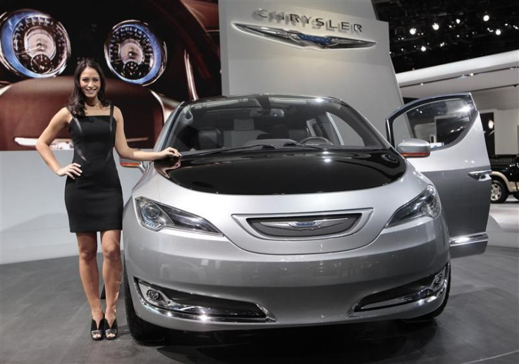 The Chrysler 700 C concept van is displayed on the final press preview day for the North American International Auto Show in Detroit