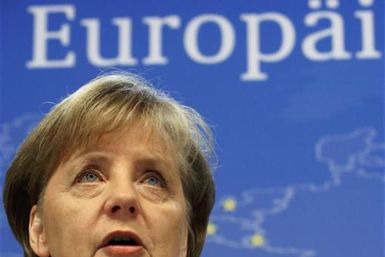 Germany&#039;s Chancellor Merkel holds a news conference after a European Union summit in Brussels