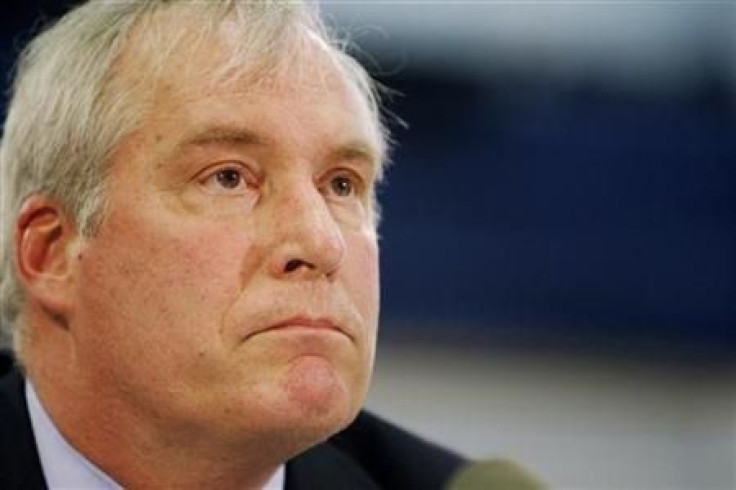 Rosengren, President and Chief Executive Officer of Federal Reserve Bank of Boston, listens at a U.S. House of Representative Financial Services Committee field hearing in Boston