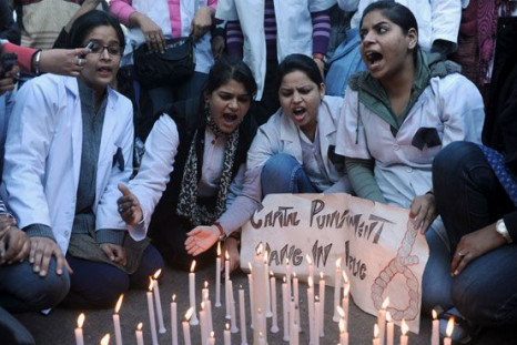 Women in India protest rape