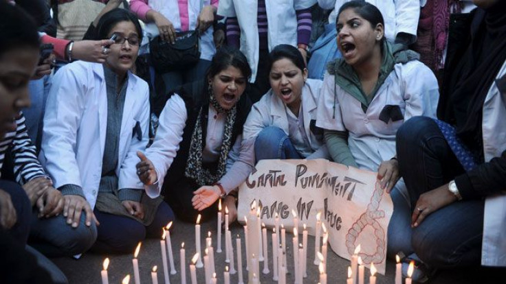 Women in India protest rape