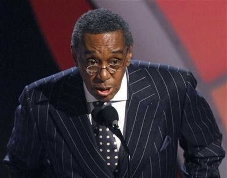 Television host Don Cornelius speaks at the BET Awards &#039;09 in Los Angeles