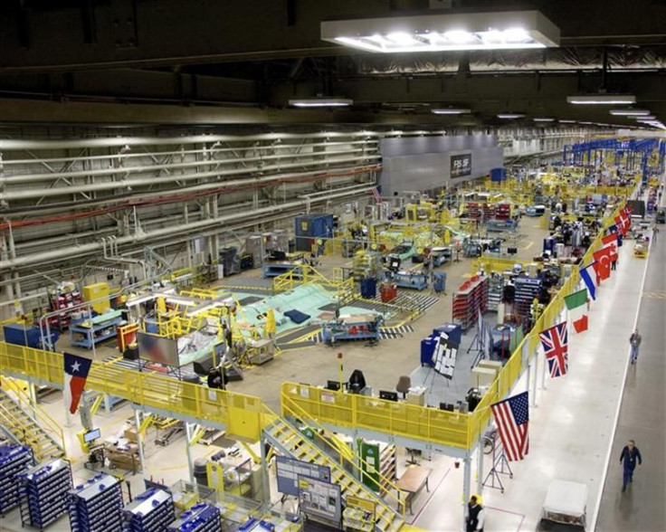 Handout picture shows Lockheed Martin jet plant in Fort Worth Texas