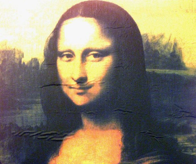 Real Hidden Code In Her Eyes. in right eye appears letters LV which could  well stand for his name, Leonardo Da Vi…