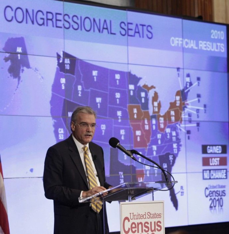 Director of U.S. Census Bureau Robert Groves speaks during a presentation of the 2010 Census U.S. population