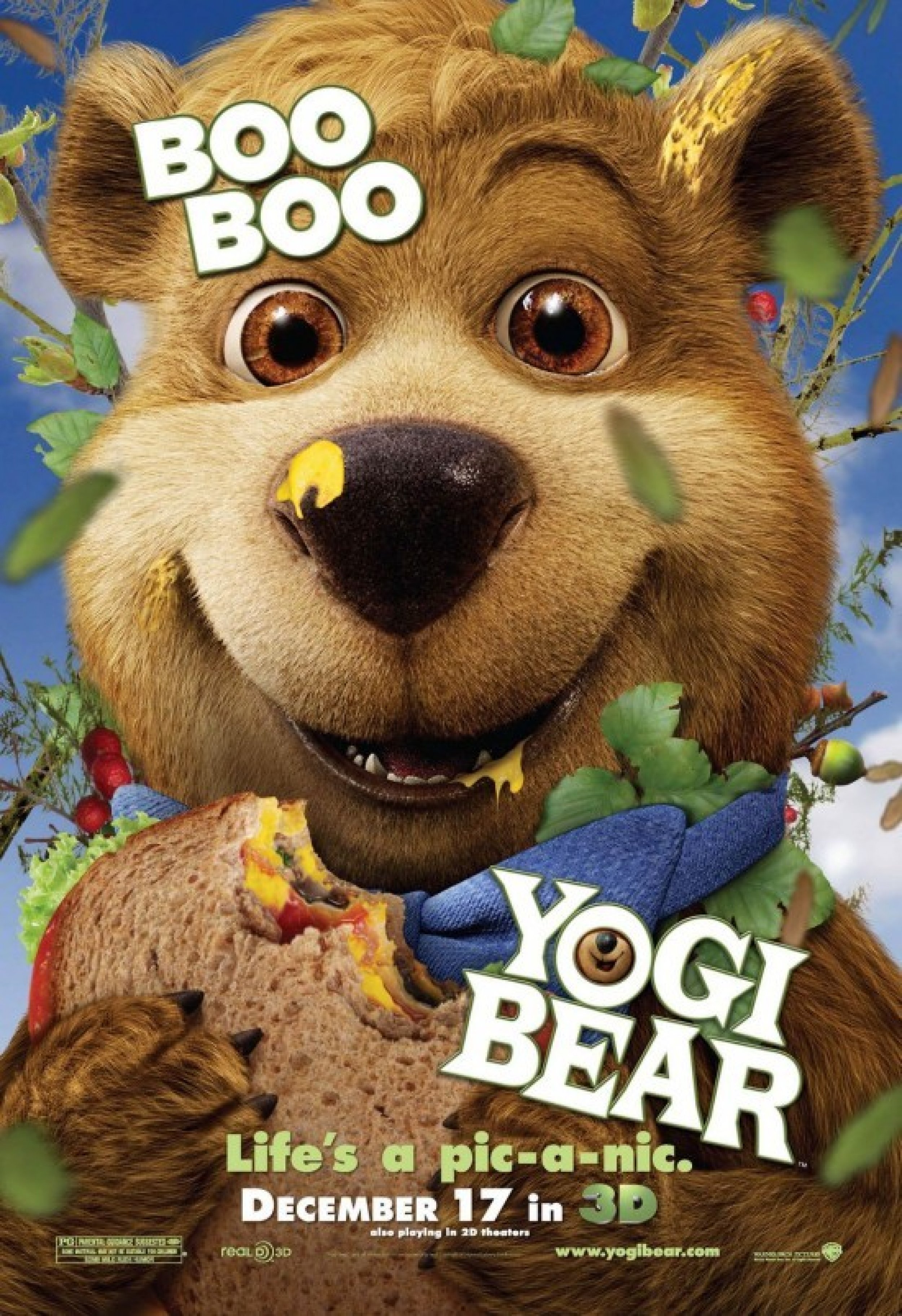 As the voice of Boo Boo in the 3D Yogi Bear movie.