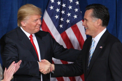 Donald Trump Endorses Mitt Romney in Las Vegas