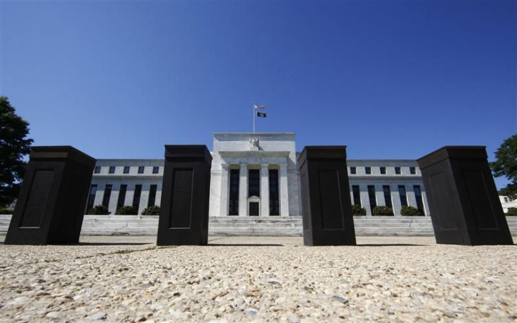 The U.S. Federal Reserve building is seen in Washington