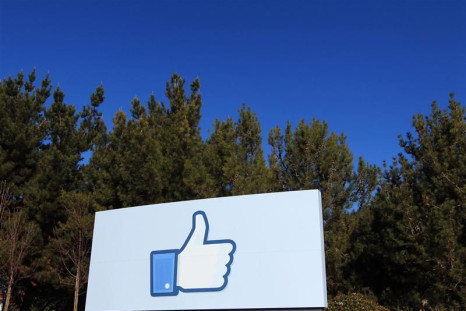 File picture of a giant &quot;like&quot; icon made popular by Facebook is seen at the company&#039;s new headquarters in Menlo Park