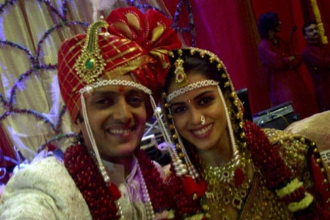 Riteish and Genelia at their Wedding