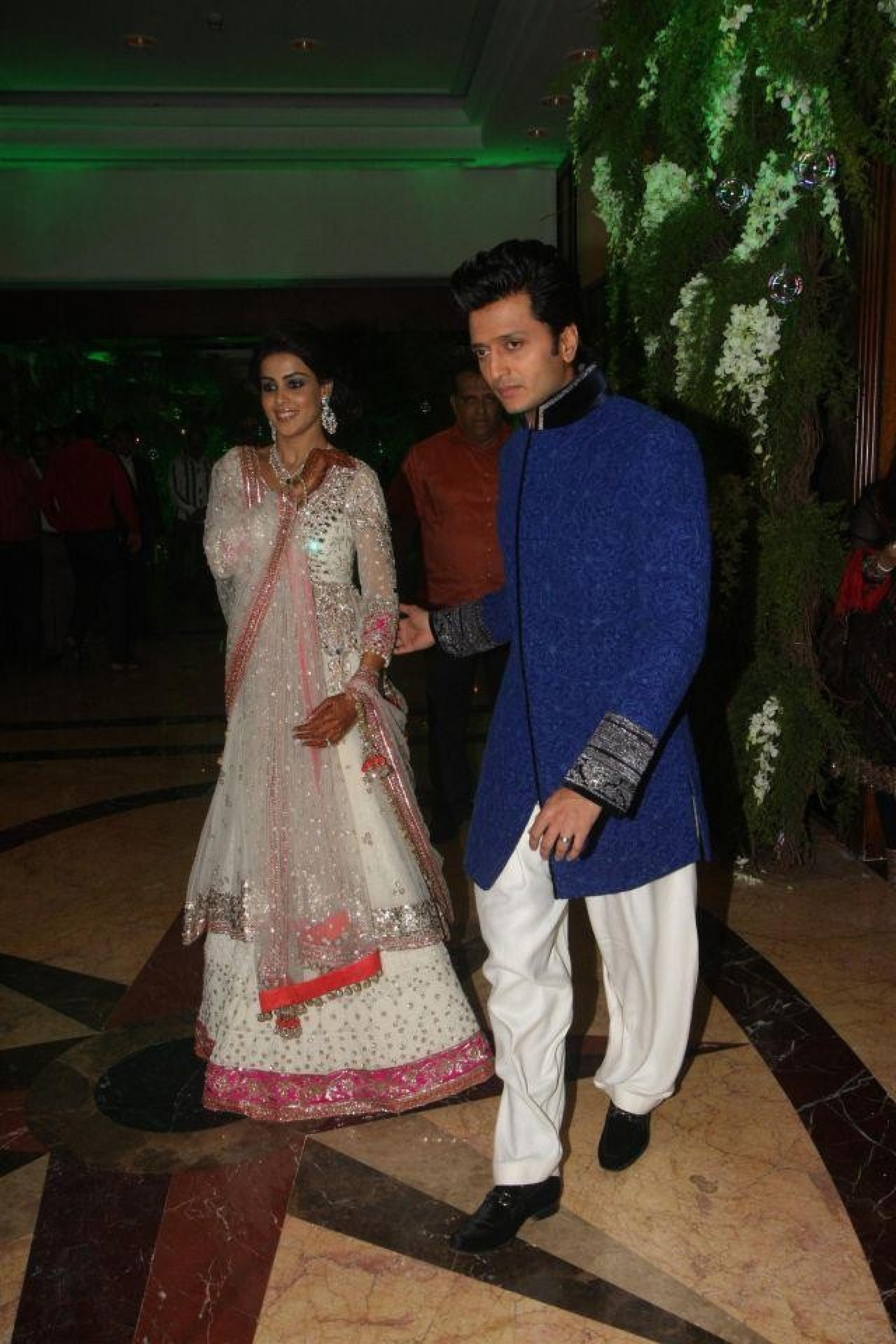 Riteish and Genelia at Sangeet ceremony