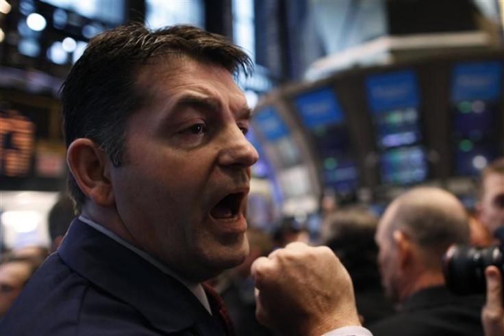 A trader yells out prices during the IPO of Greenway Medical Technologies at the New York Stock Exchange
