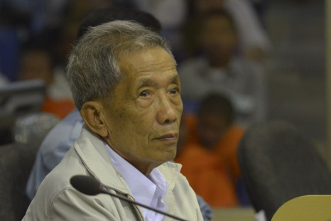 Former Khmer Rouge S-21 prison chief Duch attends his appeal hearing at the ECCC on the outskirts of Phnom Penh