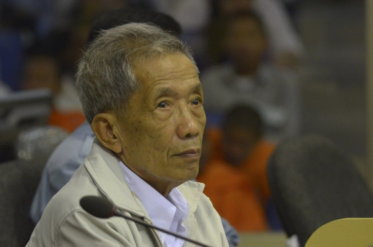 Former Khmer Rouge S-21 prison chief Duch attends his appeal hearing at the ECCC on the outskirts of Phnom Penh