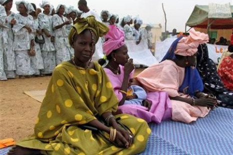 Women at anti-Female Genital Mutilation rally in Northern Senegal