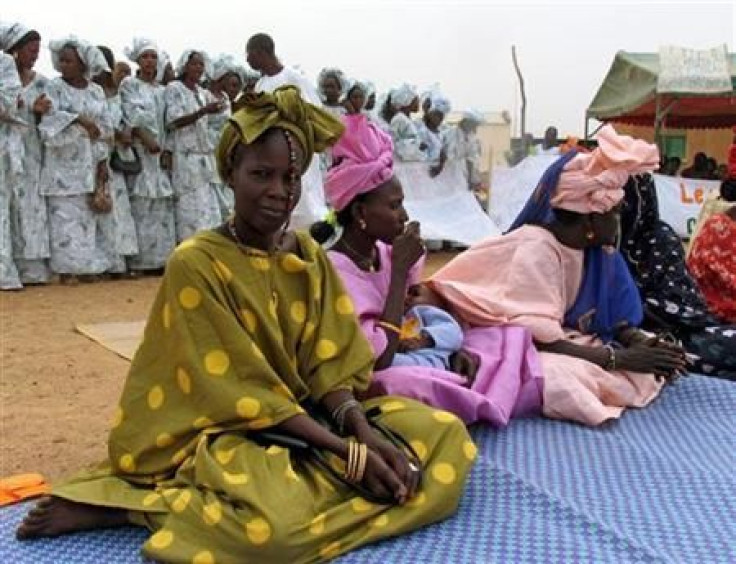 Women at anti-Female Genital Mutilation rally in Northern Senegal