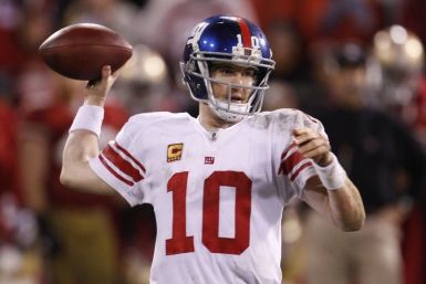 This is Eli Manning, not Peyton. If you are confused it's best to say nothing at all.