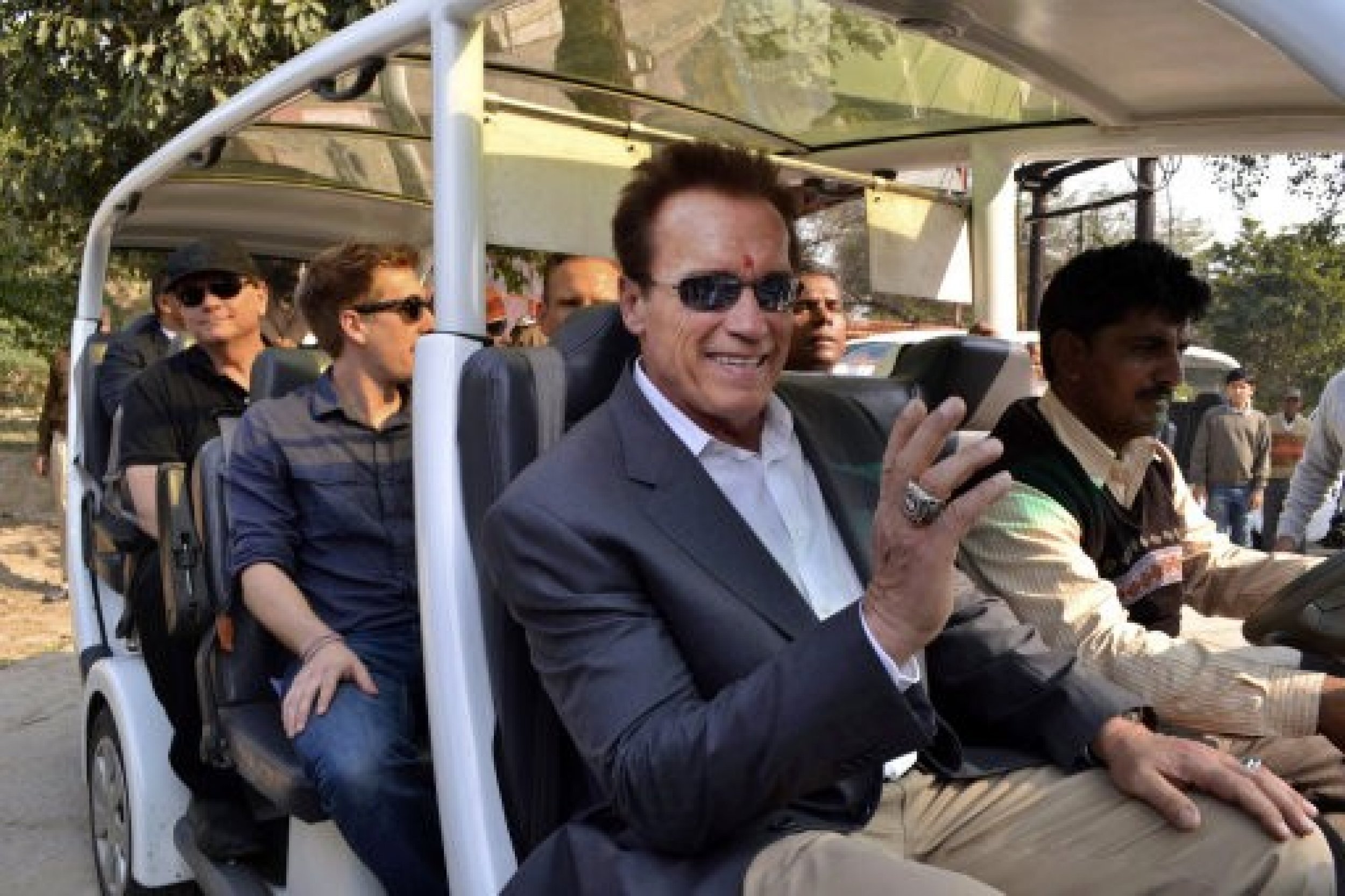 Arnold Schwarzenegger Visits Taj Mahal, Discovers Its Closed PHOTOS