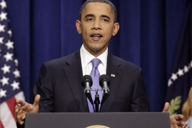 U.S. President Barack Obama speaks during his news conference in the Eisenhower Executive Office Building at the White House in Washington December 22, 2010. 
