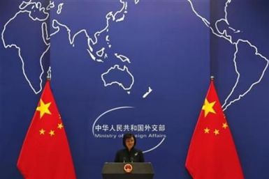 China's Foreign Ministry spokeswoman Jiang speaks during a news conference in Beijing