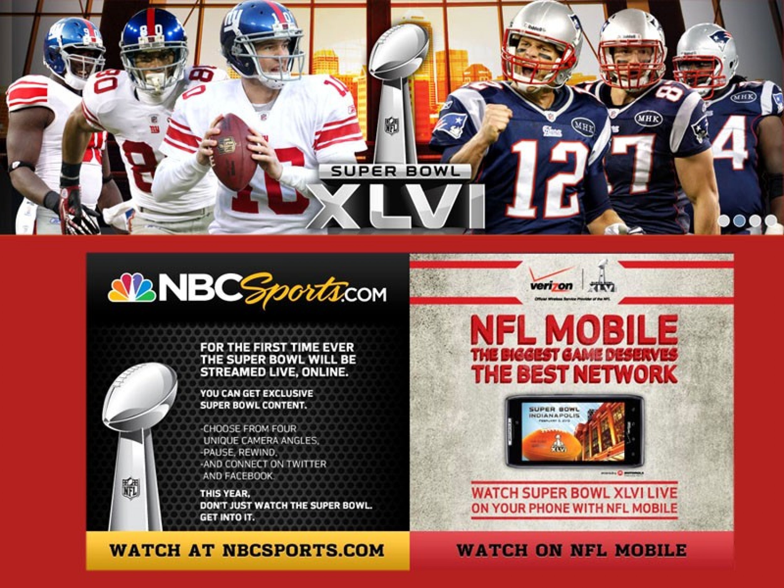 Super Bowl 2012 KickOff Time When, Where and How to Watch the Big Game Online IBTimes