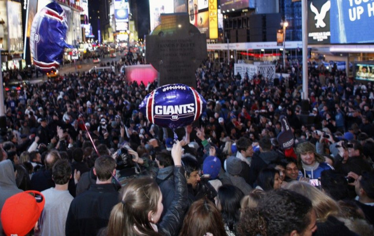 Giants celebration