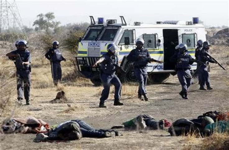 south african mine shooting