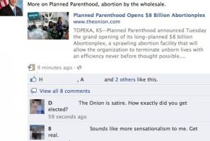 Congressman Posts Onion 'Abortionplex' Article In Planned Parenthood Takedown