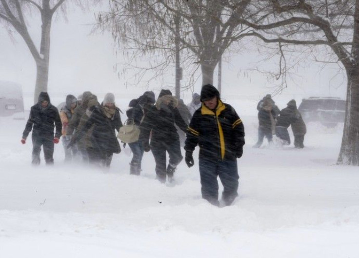 The National Weather Service Issues Blizzard Warning