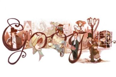 Charles Dickens Google Doodle