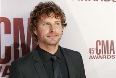 Singer Dierks Bentley arrives at the 45th Country Music Association Awards in Nashville, Tennessee