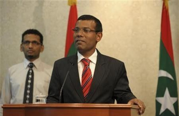 President Mohamed Nasheed of the Maldives
