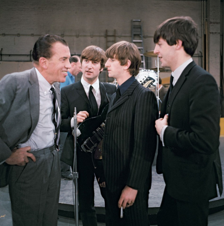 Beatles with Ed Sullivan