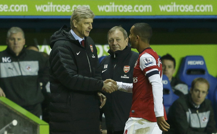 Theo Walcott and Arsene Wenger