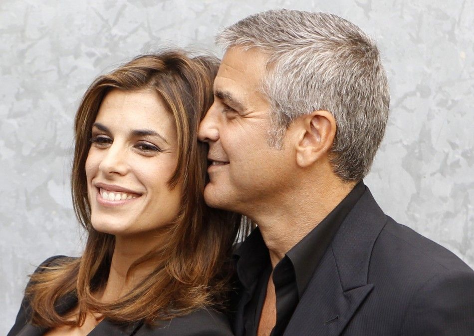 George Clooney and Elisabetta Canalis 
