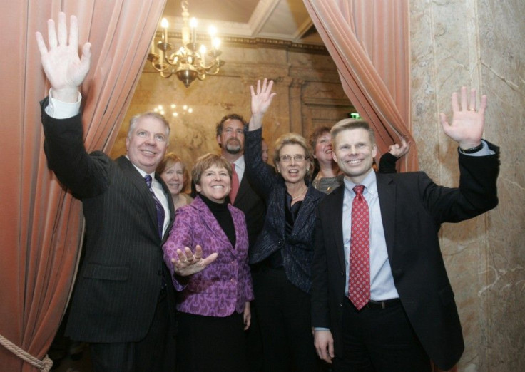 Washington State Senator Murray, Senator Brown, Governor Gregoire and Rep. Pederson 